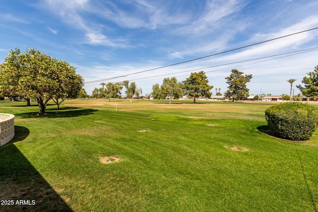 surrounding community with a lawn