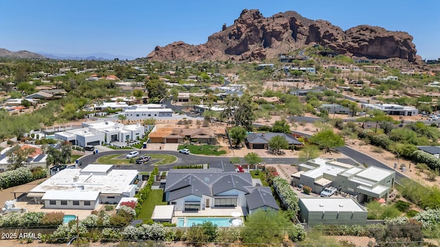 5812 N 44th Pl, Phoenix, AZ 85018 - aerial perspective of suburban area with a mountainous background