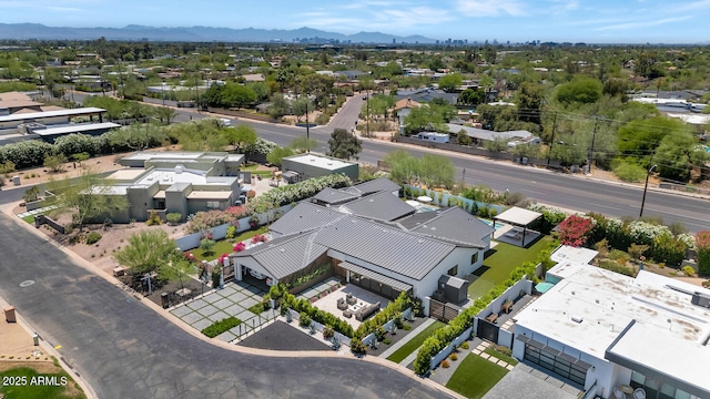 5812 N 44th Pl, Phoenix, AZ 85018 - aerial perspective of suburban area with mountains