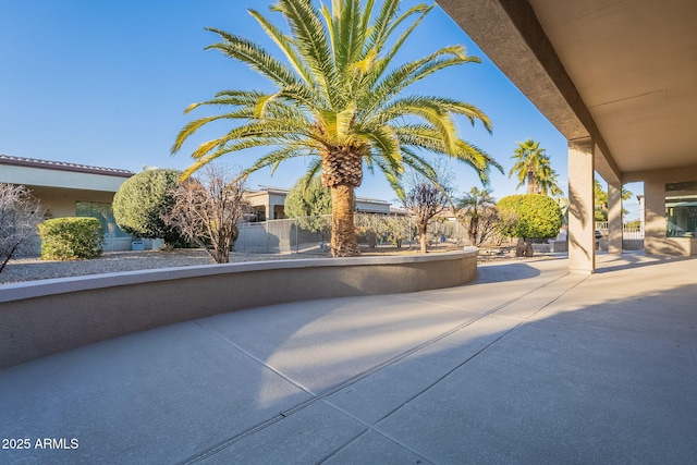 view of patio