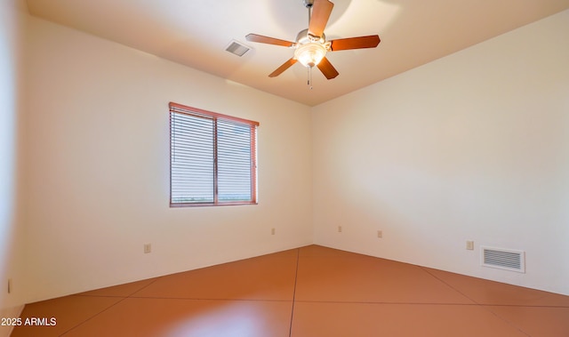 6754 E Roberto Loop, Hereford, AZ 85615 - spare room with ceiling fan and tile patterned floors