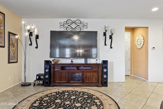 676 N 156th Ln, Goodyear, AZ 85338 - living area with light tile patterned floors and baseboards