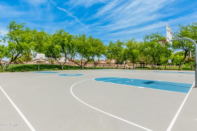 view of sport court