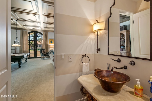 bathroom featuring sink