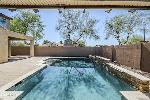 10925 E Toluca Ave, Mesa, AZ 85212 - view of swimming pool featuring a fenced backyard and a patio