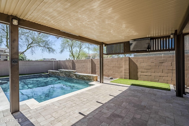 10925 E Toluca Ave, Mesa, AZ 85212 - view of swimming pool with a fenced backyard and a patio area