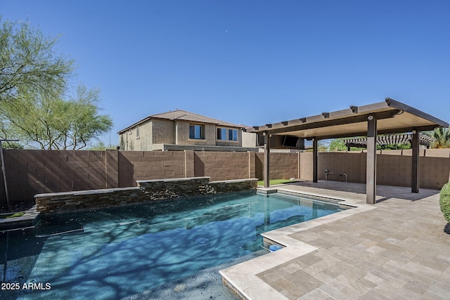 10925 E Toluca Ave, Mesa, AZ 85212 - view of pool with a fenced backyard and a patio