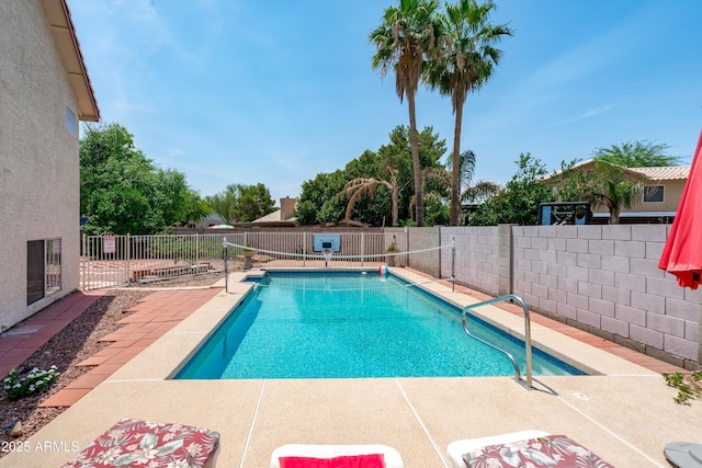 1203 W Escuda Rd, Phoenix, AZ 85027 - view of swimming pool with a patio and a fenced backyard
