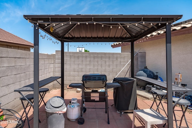 1203 W Escuda Rd, Phoenix, AZ 85027 - view of patio with a gazebo and a grill