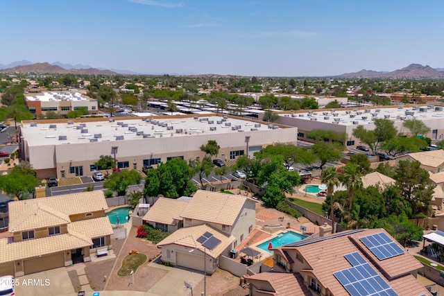 1203 W Escuda Rd, Phoenix, AZ 85027 - aerial view of a pool area and mountains