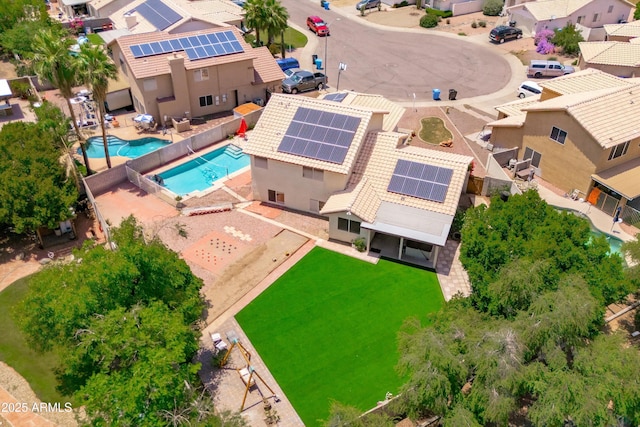 1203 W Escuda Rd, Phoenix, AZ 85027 - aerial perspective of suburban area featuring a pool