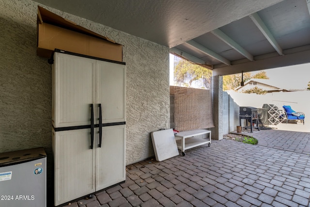 view of patio / terrace with grilling area