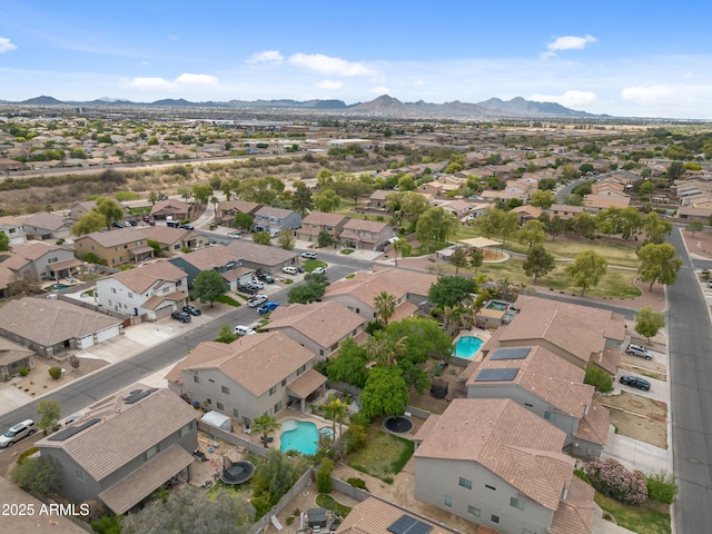 824 E Chelsea Dr, San Tan Valley, AZ 85140 - aerial view featuring a residential view and a mountain view