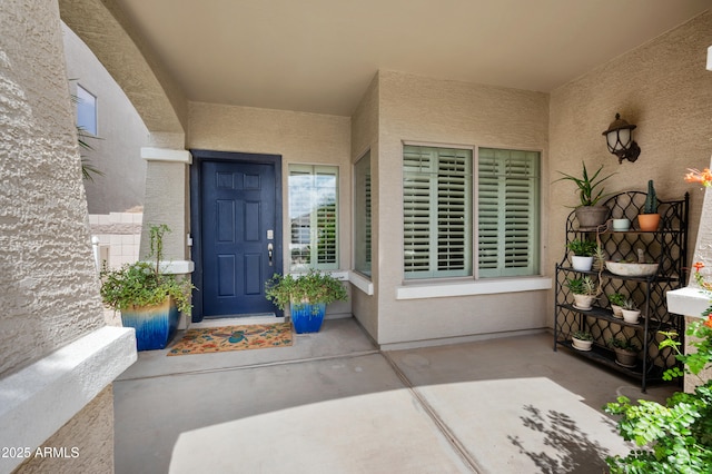 824 E Chelsea Dr, San Tan Valley, AZ 85140 - doorway to property with stucco siding
