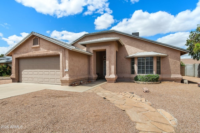 450 E Duke Dr, Casa Grande, AZ 85122 - single story home featuring an attached garage, driveway, and stucco siding