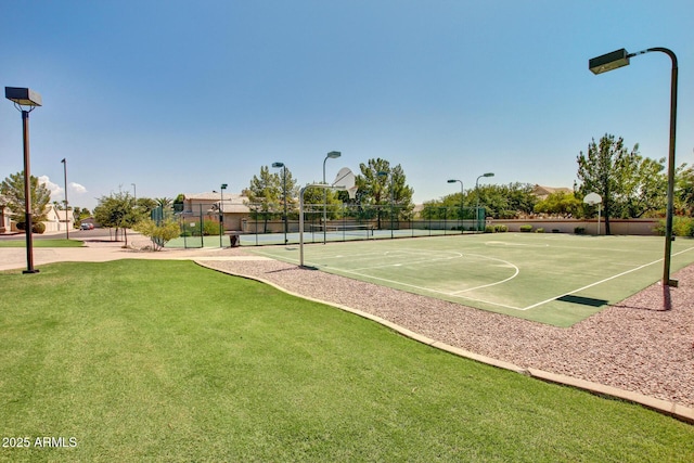 1655 W Stanford Ave, Gilbert, AZ 85233 - view of sport court featuring community basketball court and a tennis court
