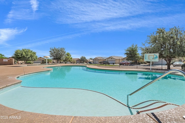 view of pool