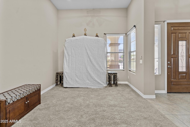 211 W New Dawn Dr, Chandler, AZ 85248 - entryway with baseboards and light carpet