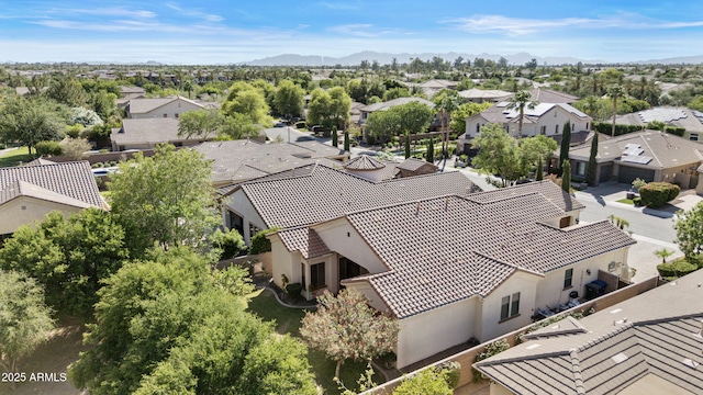 211 W New Dawn Dr, Chandler, AZ 85248 - aerial perspective of suburban area with a mountain backdrop