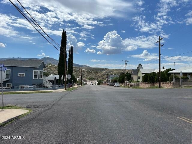 view of street featuring a mountain view