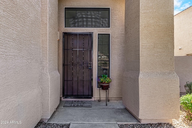 view of property entrance