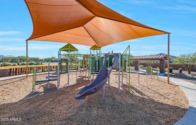 view of communal playground