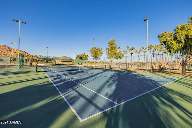 view of sport court