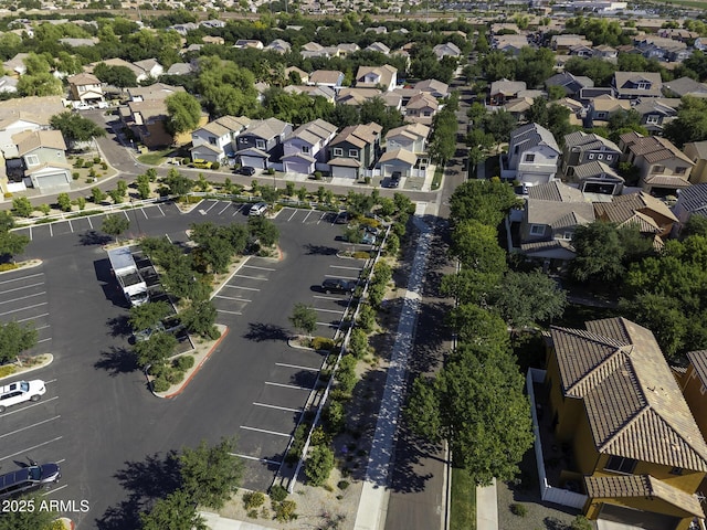 drone / aerial view featuring a residential view