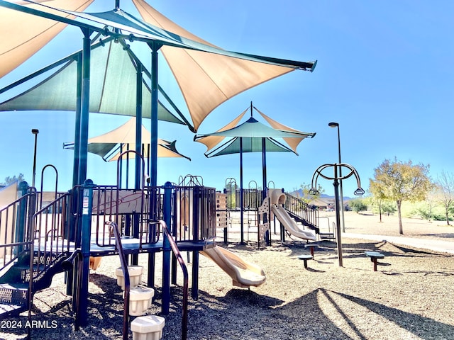 view of jungle gym