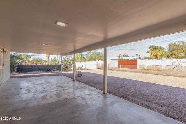 view of patio / terrace featuring a fenced backyard