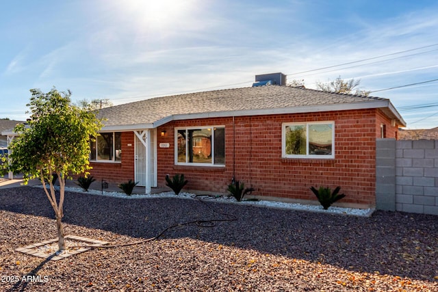 view of ranch-style house