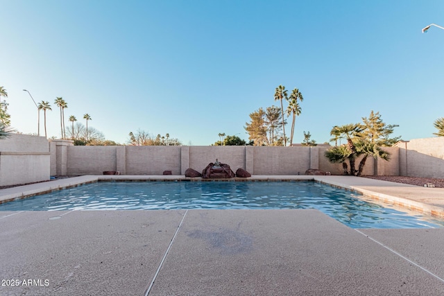 view of pool