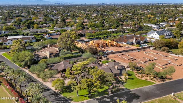 aerial view featuring a mountain view