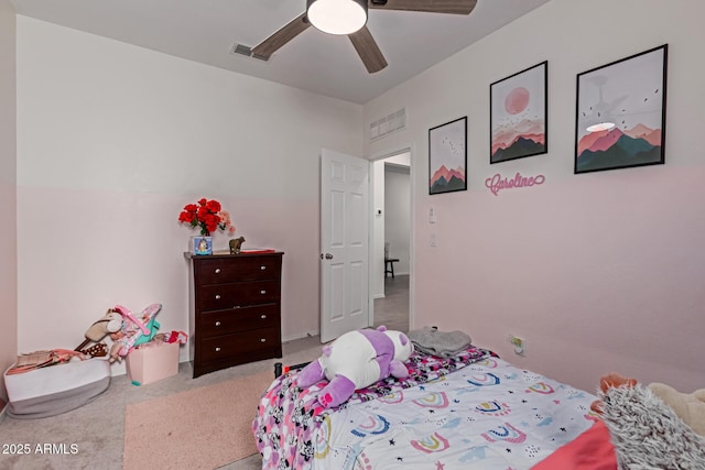 47469 W Cansados Rd, Maricopa, AZ 85139 - bedroom featuring carpet flooring and a ceiling fan