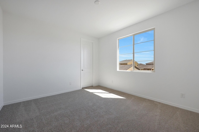 empty room with carpet floors