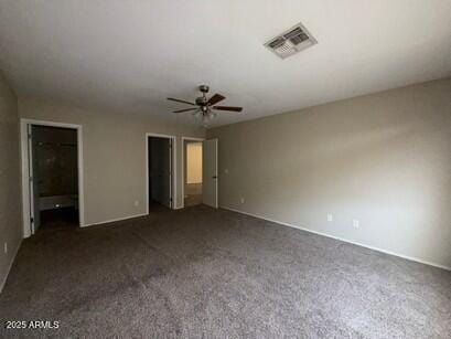 990 E Desert Rose Trl, San Tan Valley, AZ 85143 - unfurnished bedroom with carpet flooring and ceiling fan
