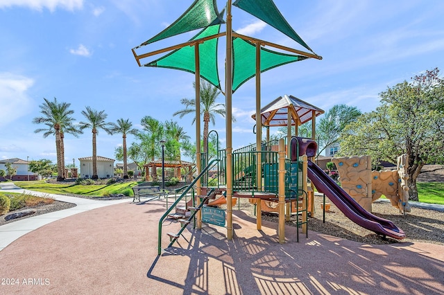 view of communal playground