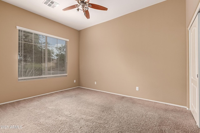 41804 W Carlisle Ln, Maricopa, AZ 85138 - carpeted empty room featuring ceiling fan and baseboards