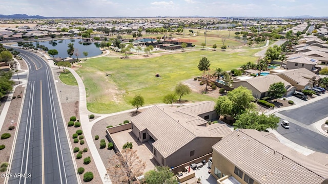41804 W Carlisle Ln, Maricopa, AZ 85138 - aerial perspective of suburban area with a nearby body of water
