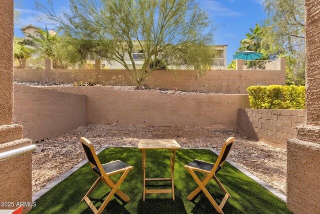 12852 N Mountainside Dr Unit 2, Fountain Hills, AZ 85268 - view of fenced backyard