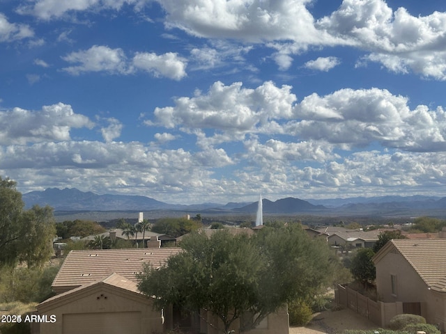 12852 N Mountainside Dr Unit 2, Fountain Hills, AZ 85268 - mountain view with nearby suburban area