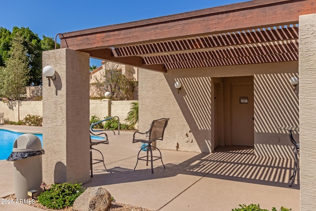 15087 N 86th Dr, Peoria, AZ 85381 - view of patio featuring fence and a fenced in pool