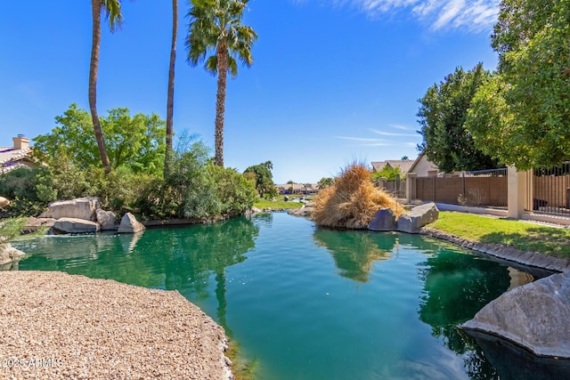 15087 N 86th Dr, Peoria, AZ 85381 - water view featuring fence