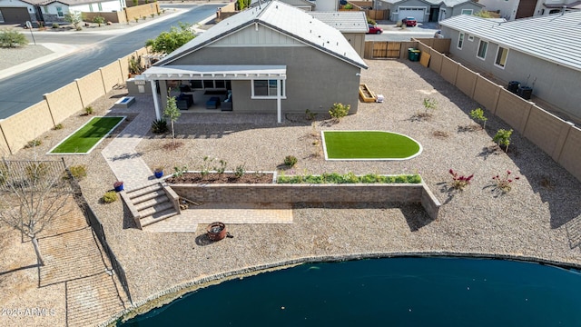 back of house featuring a patio area