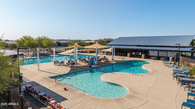 23042 E Excelsior Ave, Queen Creek, AZ 85142 - community pool with a patio