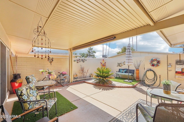17024 N Pinion Ln, Sun City, AZ 85373 - view of patio with a fenced backyard