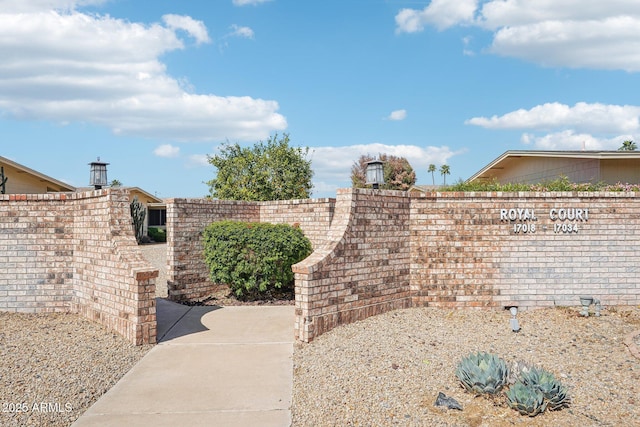 17024 N Pinion Ln, Sun City, AZ 85373 - community / neighborhood sign featuring fence
