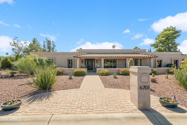 view of front of home