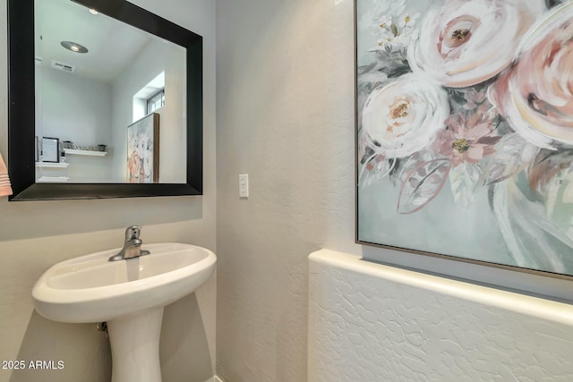 bathroom with visible vents