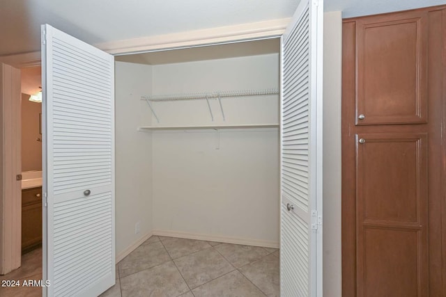 view of closet